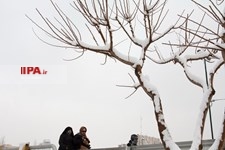   بارش برف زمستانی در تهران 