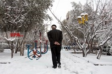   بارش برف زمستانی در تهران 