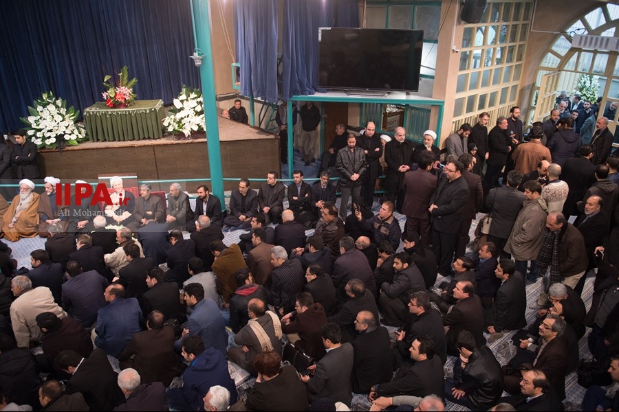   مراسم بزرگداشت آیت‌الله هاشمی رفسنجانی در حسینیه جماران
