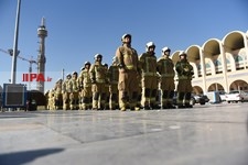   تشییع پیکر شهدای آتش‌نشان حادثه پلاسکو-1
