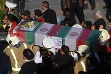   تشییع پیکر شهدای آتش‌نشان حادثه پلاسکو-1