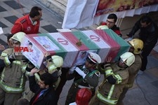   تشییع پیکر شهدای آتش‌نشان حادثه پلاسکو-1