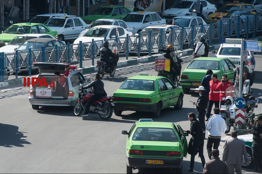    تشییع پیکر شهدای آتش‌نشان حادثه پلاسکو 3