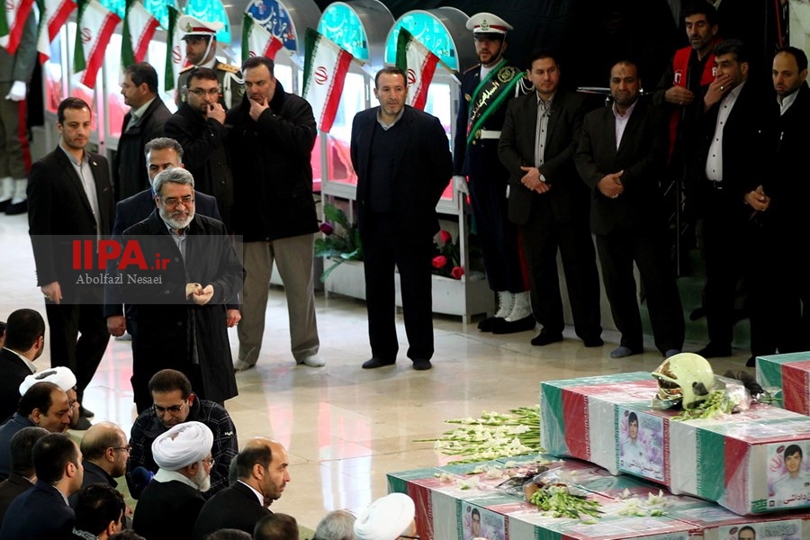   تشییع پیکر شهدای آتش‌نشان حادثه پلاسکو2