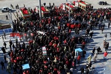   تشییع پیکر شهدای آتش‌نشان حادثه پلاسکو2