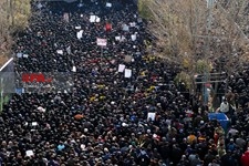   تشییع پیکر شهدای آتش‌نشان حادثه پلاسکو2