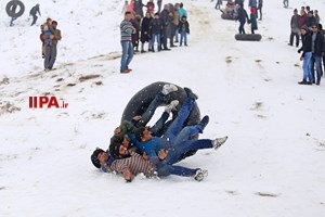برف بازی در مشهد