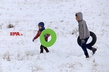   برف بازی در مشهد 