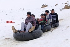   برف بازی در مشهد 