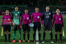   دیدار تیم های فوتبال ذوب آهن ایران و بنیادکار ازبکستان‎