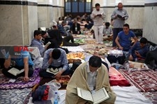   آئین معنوی اعتکاف در مسجد گوهرشاد حرم مطهر رضوی