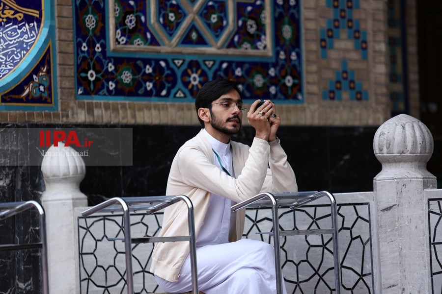   آئین معنوی اعتکاف در مسجد گوهرشاد حرم مطهر رضوی