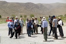   گردشگران خارجی در شیراز 