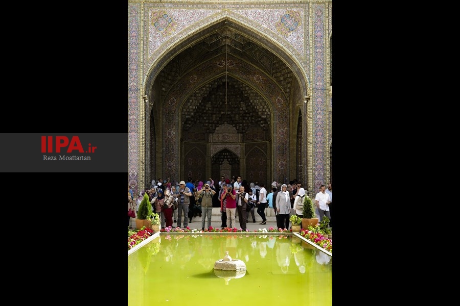   گردشگران خارجی در شیراز 